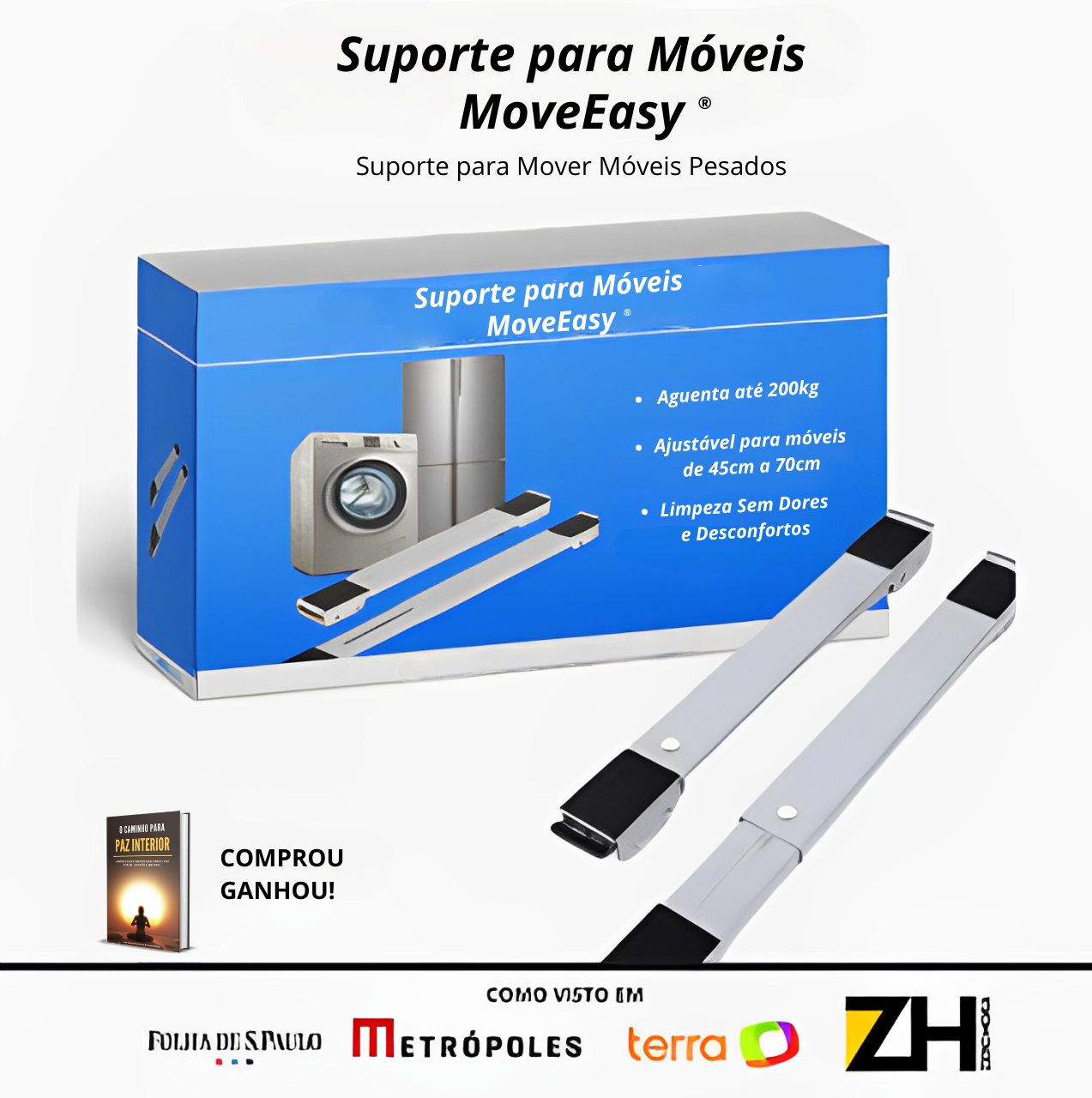 Suporte para Móveis - MoveEasy - 1 Par
