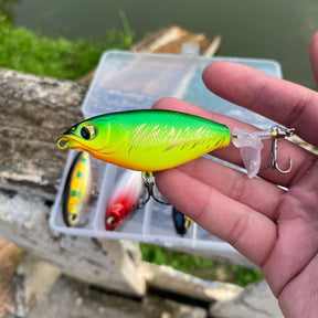 Isca Articial Flutuante com Hélice 5 unidades + Manual da Pesca de Brinde